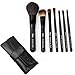 Makeup Brush Set Premium Cosmetic Brushes Foundation Blending Beginner Blush Eyeliner Face Powder Brush Makeup Brush Kit with Foldable Soft PU Bag 7pcs Gift for Girl Women Wife