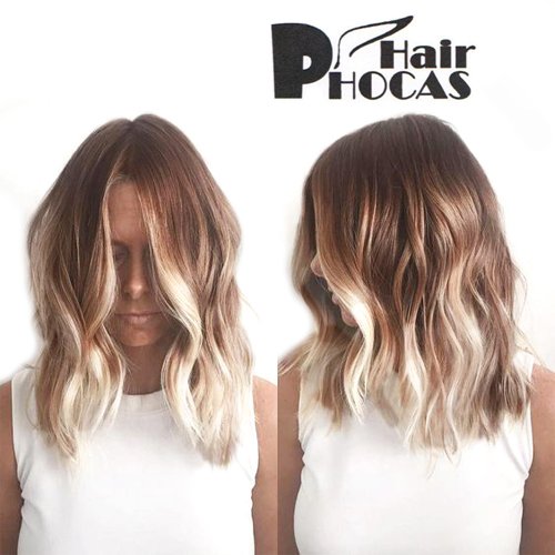 Hairphocas Shoulder Length Fashion Daily Women Highligh Blonde