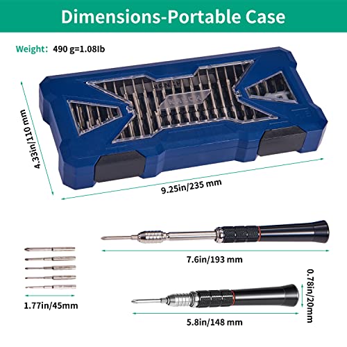 Nanch Precision Screwdriver Set,Premium Ergonomic Screwdriver with 55