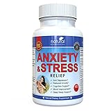 Anti Anxiety and Stress Relief Supplement by Natural Biomedical - All Natural Calming and Relaxing Pills for Daily Use - 60 Veggie Capsules