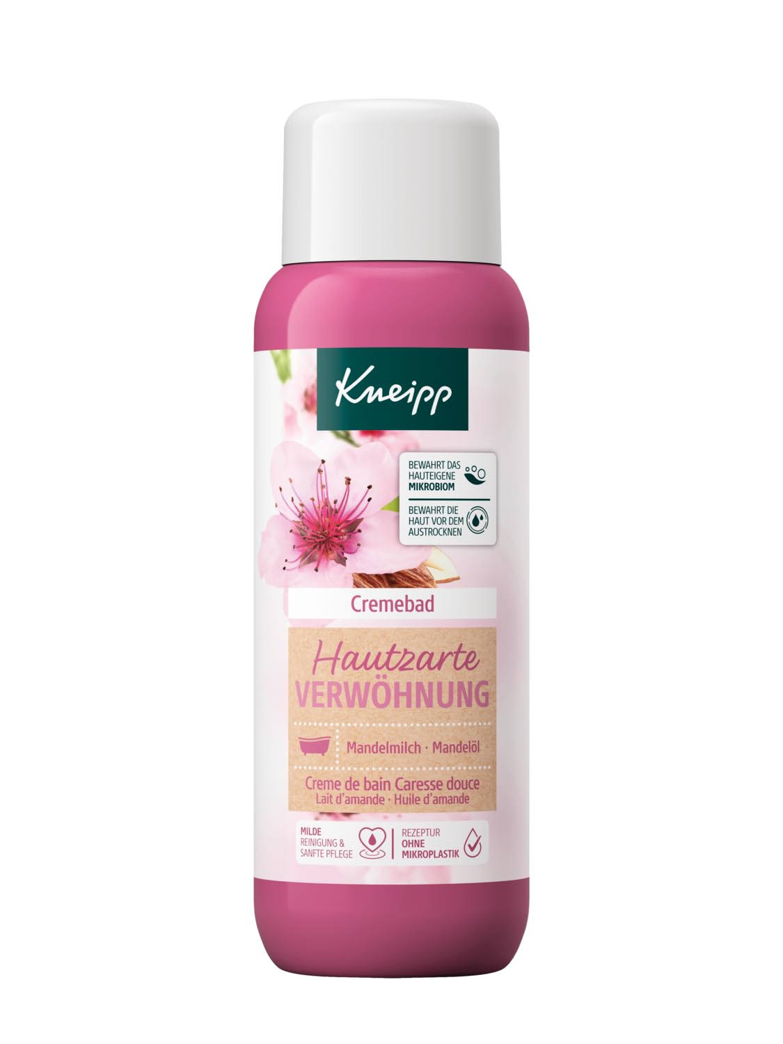 Kneipp Cremebad Skin-Tender Seduction Almond Milk and Almond Oil 400 ml
