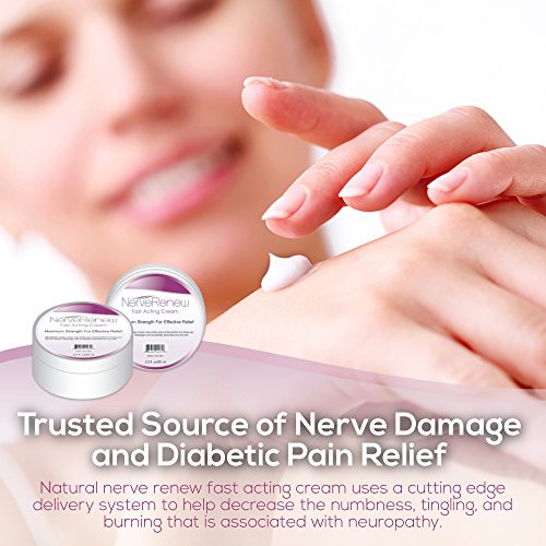 Nerve Renew Fast Acting Cream AllNatural Absorbs Fast Safe for