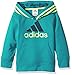 adidas Little Boys' Athletic Pullover Hoodie, Tile Blue, 6