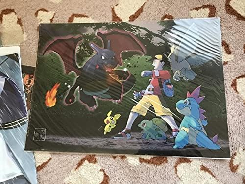 Amazon 126クリアファイル ポケモンセンター限定 Gallery 光るポケモンの気配 リザードン フシギダネ ピチュー アニメ 萌えグッズ 通販