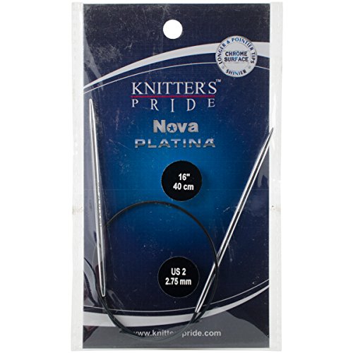 Knitter's PrideNova Platina Fixed Circular Needles 16", Size 2/2.75mm
