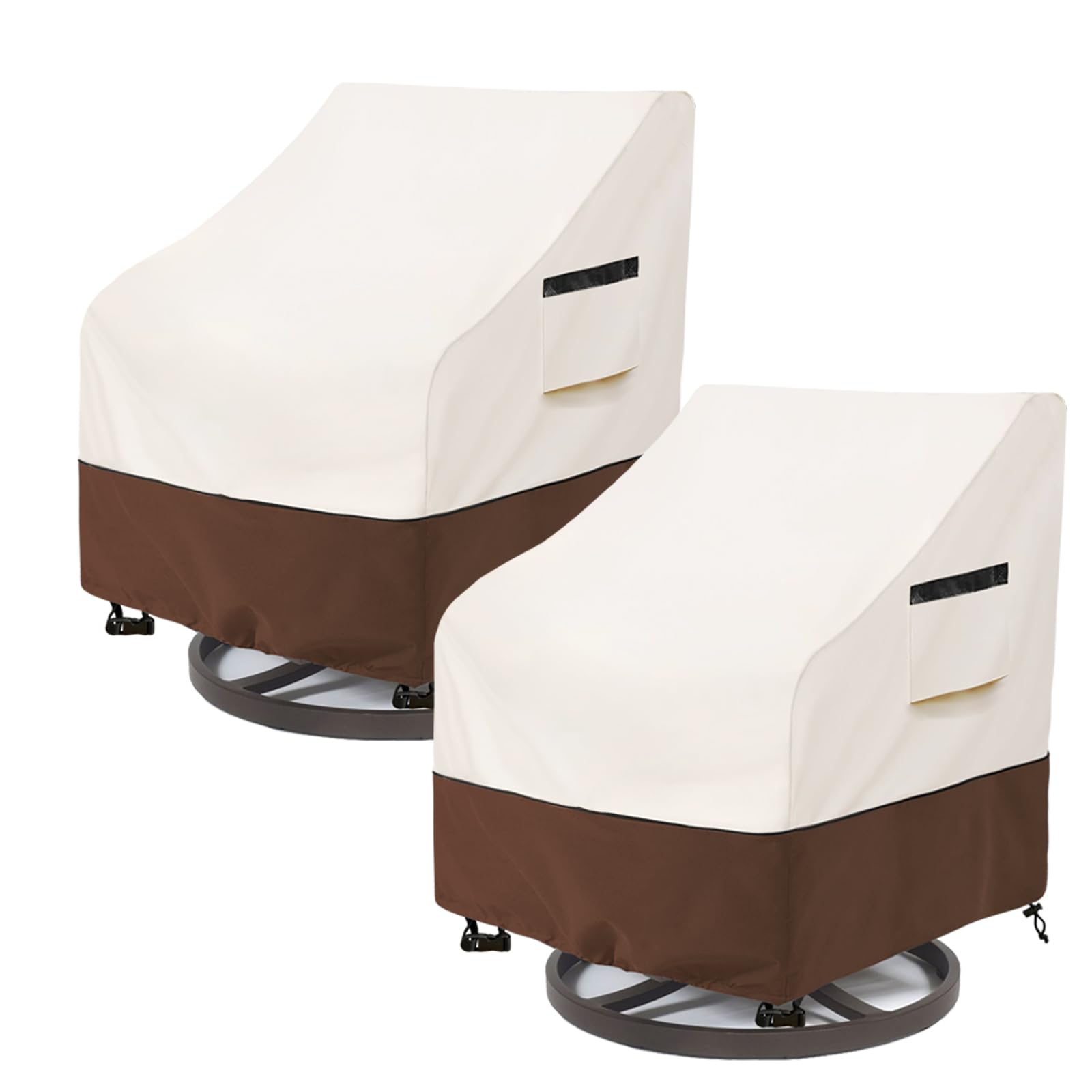 Photo 1 of ***************Only one in bag***********
Aacabo Patio Chair Covers Waterproof Patio Furniture Covers,40W x 40D x 36 H Inches Outdoor Swivel Chair Cover 2 Pack -Beige