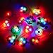 Coluans Halloween Treats 15Pcs Halloween LED Necklaces Halloween Toys Glow in The Dark Toys Halloween Party Favors for Kid LED Light up Toys Non Candy Gift Treats Bag Fillers NEW VERSION