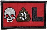 Deadpool Emoji - 2x3 Morale Funny Hook Fastener Patch