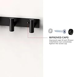 PMMASTO Coat Rack Wall Mounted, 5 "T Shaped Wall