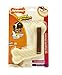 Nylabone Romp 'N Chomp Arc Bone Dog Treat and Chew Toy Peanut Butter Flavor