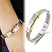 Girl Era Mens 4 Diamond Inside 3-Strands Rope Titanium Steel Bracelets Charm Bracelets