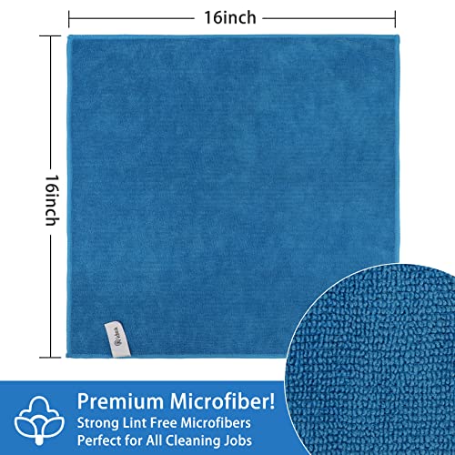 AIDEA Microfiber Cleaning Cloths, Extra Large & Thick(1.5Lb)12Pack