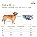 EXPAWLORER Dog Hawaiian Shirt - Dog Summer Clothes, Breathable Dog Cotton Polo T-Shirts with Floral and Sea Island Pattern,Puppy Outfit,Dog Shirt for Small Medium Large Dogs Boy and Girl in Hot Days