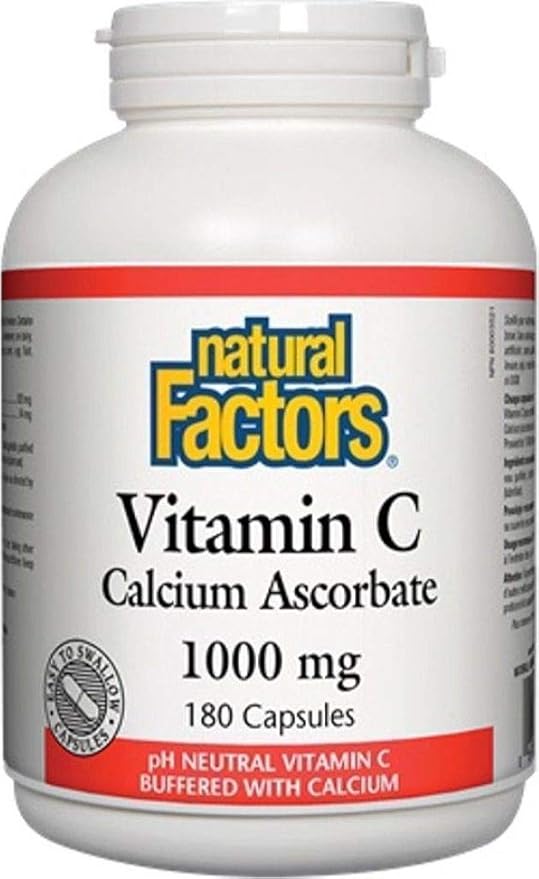 Natural Factors Vitamin C Calcium Ascorbate 1000 mg 180 capsules