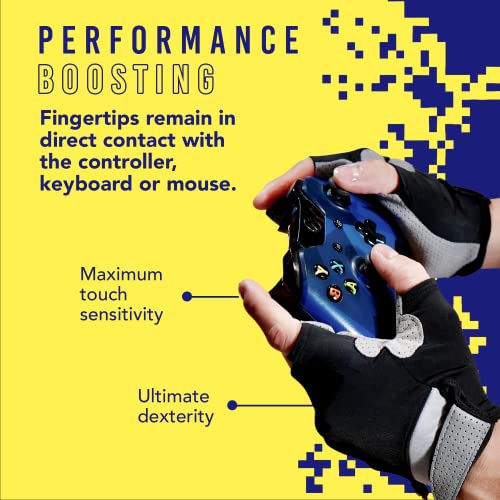 ONISSI Pro Gaming Gloves for Sweaty Hands Gamer Grip Gloves for Video