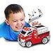 Kid Galaxy Jumbo Soft and Squeezable Fire Truck. Toddler Light and Sound Effects Emergency Vehicle