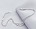 GCIYAEN New 925 Sterling Silver Heart Love Bracelet Silver Chain Lady Women Jewelry Gift (As Shown)