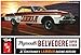 AMT 986 LAWMAN Racing 1964 Plymouth Belvedere Super Stock 1:25 Scale Plastic Model Kit - Requires Assembly