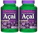 Piping Rock Triple Strength Acai Supreme 3000 mg 2 Bottles x 180 Quick Release Capsules Herbal Supplement