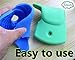 Baby Bath Spout Cover Indigo Blue | Child Bathroom Safety Faucet Cover 4 mom's | Infant and Toddlers Elephant Shape Bathtub Cover Bath Toys for Kids | Silicone Mildew Free