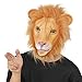 CreepyParty Novelty Halloween Costume Party Animal Head Mask King Lion (Lion new)