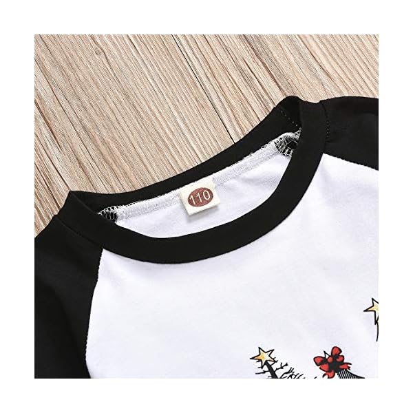 Toddler Baby Ruffle Sleeve Blouse Christmas Tree Printed Long Sleeve T-Shirts Tops Clothes - Image 4