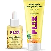 PLIX THE PLANT FIX 5% Pineapple Foaming Face Wash And Serum Combo for Pigmentation & Dark Spots, Dullness, Reveal l Brighter, Even Toned Complexion l All Skin Types