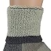 Merino Wool Crew Hiking Sock - Moisture Wicking Sock - Cushioned Sock - Gray Heather - Large