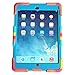 iPad Air Case,iPad 5 Case,ACEGUARDER®[Heavy Duty]iPad Case,Three Layer Armor Defender And Full Body Protective Case With Kickstand And Screen Protector for Apple iPad Air(iPad 5)(Ice/Blue)
