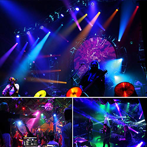 LED Par Lights, YeeSite 70W RGBW LED Par Can by Remote and DMX Control, LED Uplighting for Wedding DJ Party Stage Lighting - 4 Pack - Thumbnail 6