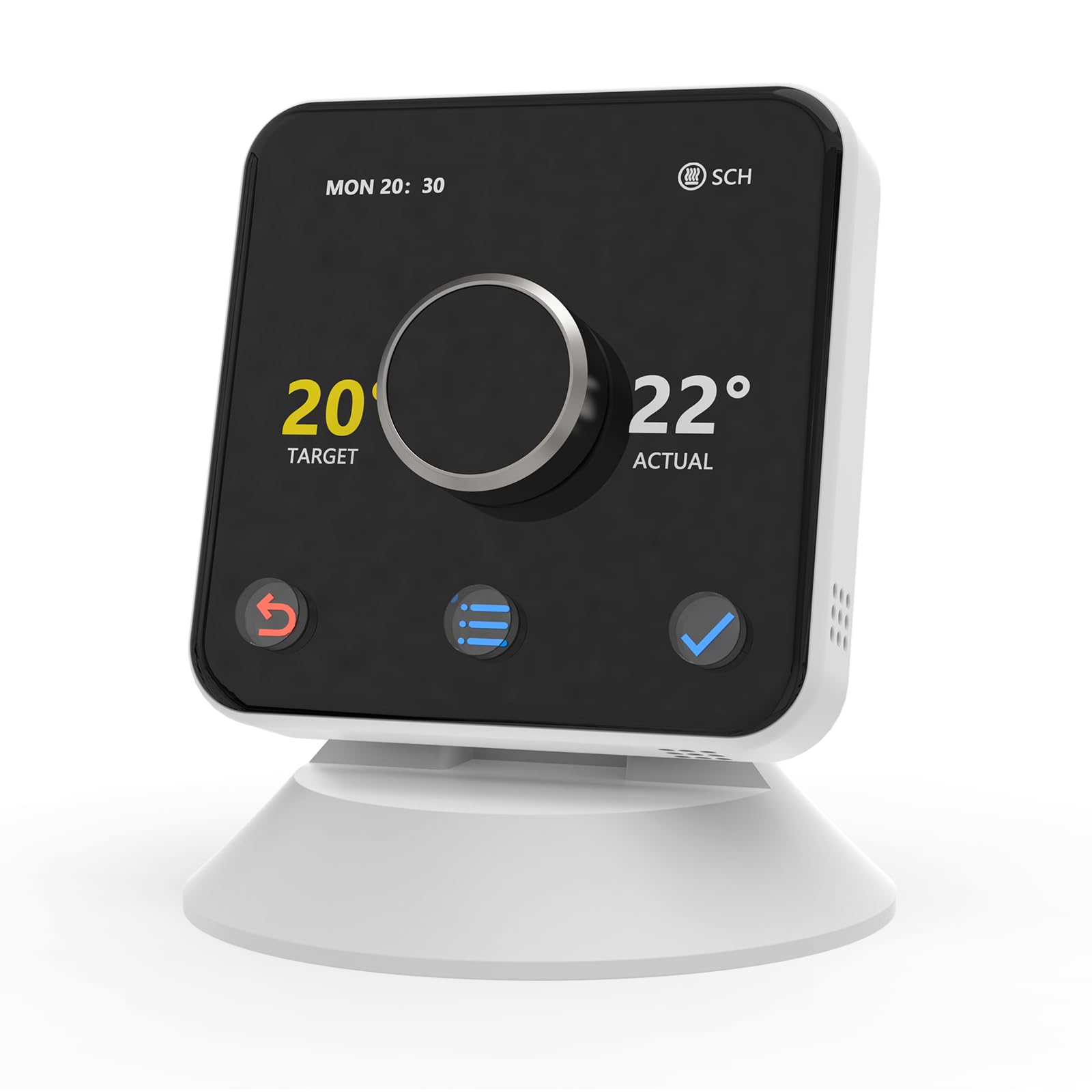 HOLACA Stand for Active Heating Thermostat, Anti-Slip Stand, Heating Thermostat V3/V1 Stand Holder, White