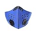 Sandistore Activated Carbon Anti Dust Mask Bicycle Motorcycle Racing Ski Half Face Mask (Blue)