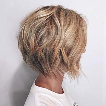 Easyouth Brazilian Short Bob Wig Human Hair 8 Inch Colour 8 Ash