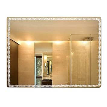 Badezimmer-Spiegel-hängender Spiegel-runder Rahmen-Schmiedeeisen-Wand