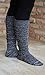 Lucky Love Womens Boot Socks, Knee High Multi-Color in Single Pack (Black)