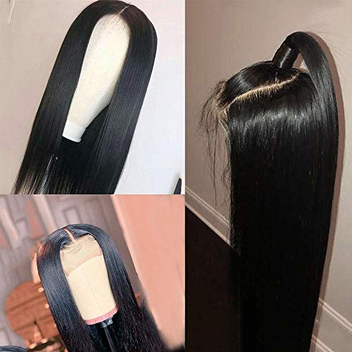 ALLRUN-Straight-Lace-Front-Wigs-Human-Hair-44-Lace-Closure-Wig-150-Density-Brazilian-Virgin-Hair-Lace-Closure-Wigs-for-Black-Women-Natural-Color-24inch