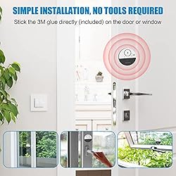 Window & Door Alarm 4 Pack, Home Security