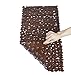NTTR Non Slip Bath Mat Tub Mat Pebbles Bathtub Mats Shower Mat(Brown,16 W x 35 L Inches)
