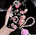 iPhone 6 Plus Crystal TPU Case,Inspirationc Diamond iPhone 6S Plus Case Bling Glitter Rhinestone Soft Silicone Rubber Bumper Case with 360 Ring Stand Holder for iPhone 6 Plus/6S Plus-Strap Rose