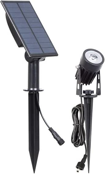 JeanPolly Focos solares, Luz solar para césped, Luz de jardín para