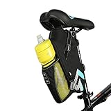 COTEetCI Bicycle Saddle Bag with Water Bottle Pocket Waterproof MTB Bike Rear Bags Cycling Rear Seat Tail Bag