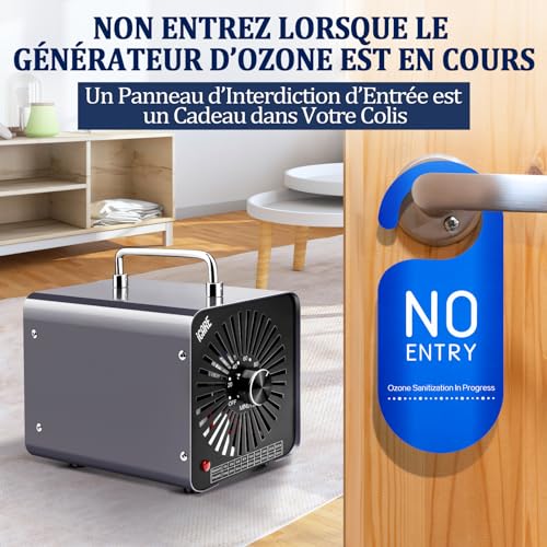 ICARE Home Ozone Generator 30000mg/h Ozone Machine for Air Purification and Odour Removal Ozone Device Portable O3 for Office, Bathroom, Home, Car