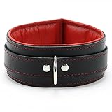 Maya Collar Premium Full Grain Leather Handmade Collar (Red)