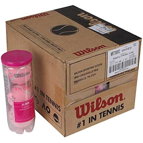 wilson pink tennis balls