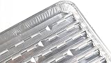 BURNTOP 30 Pack Disposable Aluminum Barbecue Trays 34 x 23 x 2.8 cm view 8