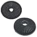 Spares2go Carbon Charcoal Filter For Bosch Neff Siemens Cooker Hood / Extractor Fan Vent 2 x 190 mm Filters