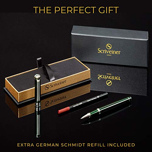 Scriveiner British Racing Green Rollerball Stunning Luxury Rollerball