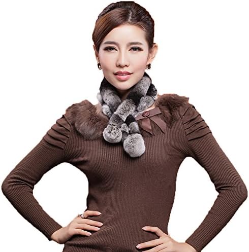 Mingxin real rabbit fur scarf concise slim style shawl warm collar shawl stole