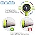 SANCEON Garden Hose Nozzle, Heavy Duty Zinc Alloy Water Spray Nozzle, Spiral 8 Adjustable Watering Patterns - Slip Resistant, Labor-saving - for Watering Plants, Cleaning, Showering Pets and Car Wash
