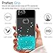 LeYi for Pixel 2 Case,Google Pixel 2 Case with HD Screen Protector for Girls Women, Cute Bling Shiny Moving Quicksand Liquid Glitter TPU Protection Phone Case for Google Pixel 2 (2017) Turquoise